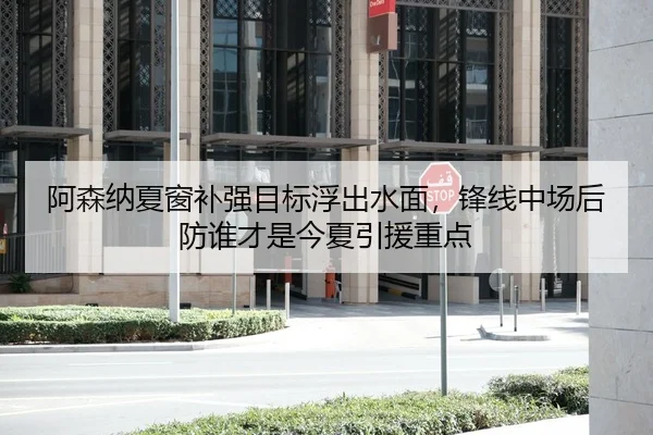 阿森纳夏窗补强目标浮出水面，锋线中场后防谁才是今夏引援重点